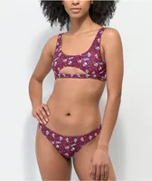 Broken Promises Trouble In Paradise Cutout Bikini Top