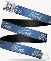 Buckle Down x Ford Starburst Blue Seatbelt Belt