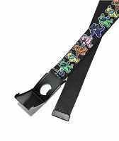 Buckle Down x Grateful Dead Dancing Bears Black Web Belt