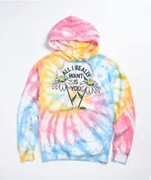 By Samii Ryan All I Want Multicolor Tie Dye Hoodie