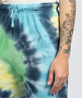 By Samii Ryan Growth Blue & Green Tie Dye Jogger Sweatpants