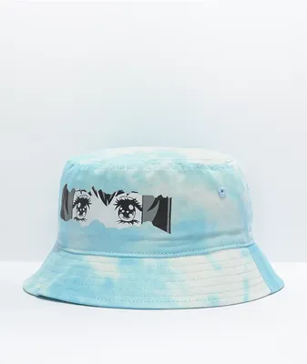 By Samii Ryan I See You Blue Tie Dye Bucket Hat