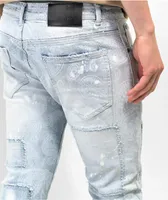CPTL Money Bag Paisley Light Blue Denim Jeans