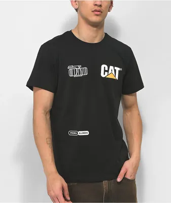 Caterpillar Logo Black T-Shirt