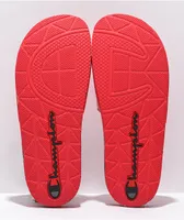 Champion 3Peat Red Slide Sandals