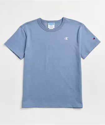 Champion Heritage Script Blue Crop T-Shirt