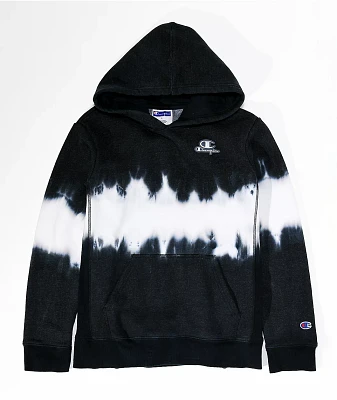 Champion Kids' Black Tie Dye Hoodie