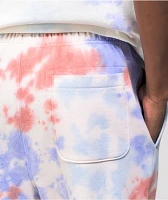 Champion Lightweight Charming Blue, Orange, & Purple Tie Dye Sweatpants