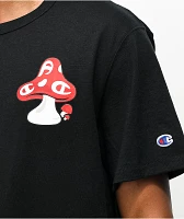 Champion Mushroom C Black T-Shirt