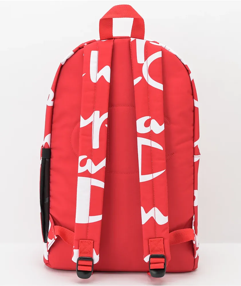 Champion Red Supercize All Over Print Backpack