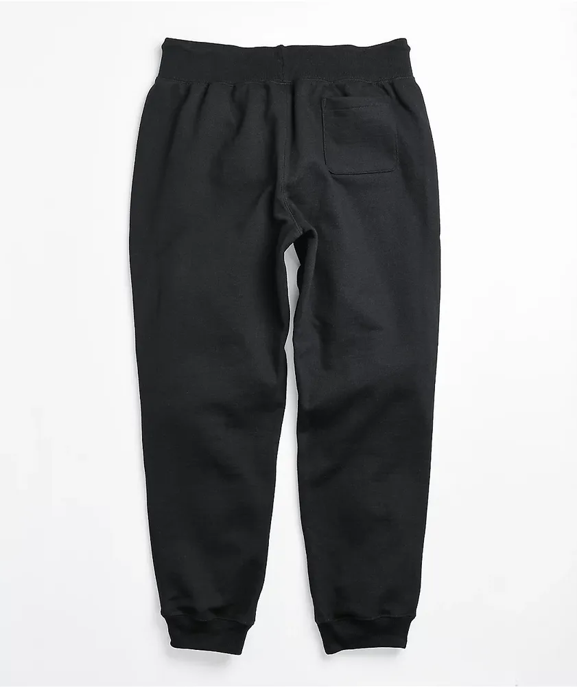 Champion Reverse Weave Black Jogger Sweatpants