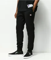 Champion Reverse Weave Black Joggers Sweatpants