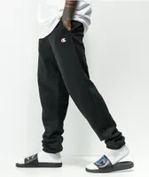 Champion Reverse Weave Black Sweatpants