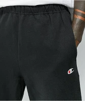 Champion Reverse Weave Black Sweatpants
