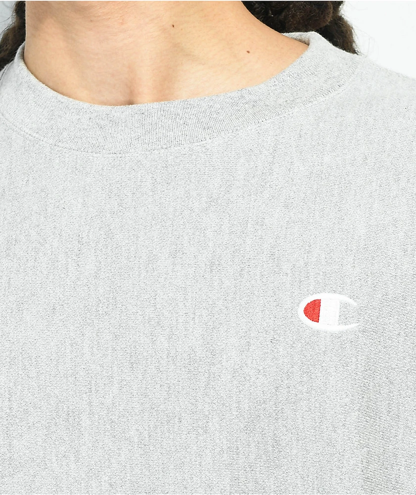 Champion Reverse Weave Grey Crewneck Sweatshirt