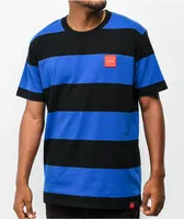 Chocolate Red Square Black & Blue T-Shirt