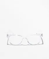 Clear Crystal Square Blue Light Glasses