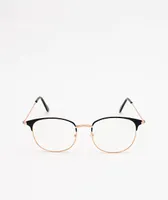 Club Round Clear Glasses