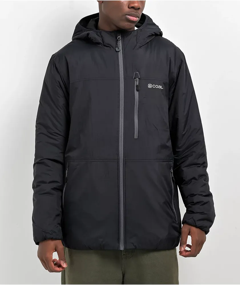 Coal Crescent Black Mid Layer Snowboard Jacket