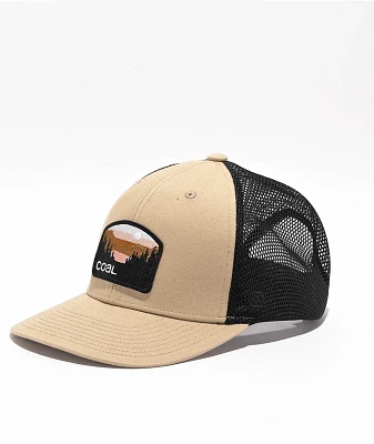 Coal The Hauler Low One Khaki Trucker Hat