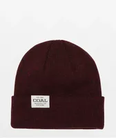 Coal The Uniform Burgundy Marl Beanie