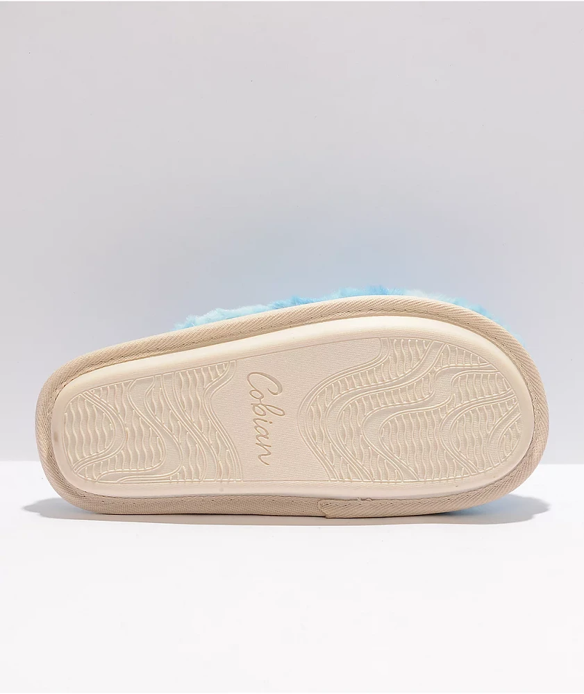 Cobian Minou Blue Mule Slippers
