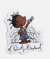 Color Bars x ODB Dirt Dog Sticker
