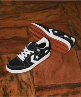 Converse AS-1 Pro Black & White Suede Skate Shoes