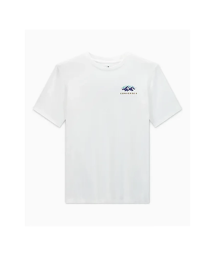 Converse Abstract Mountain White T-Shirt