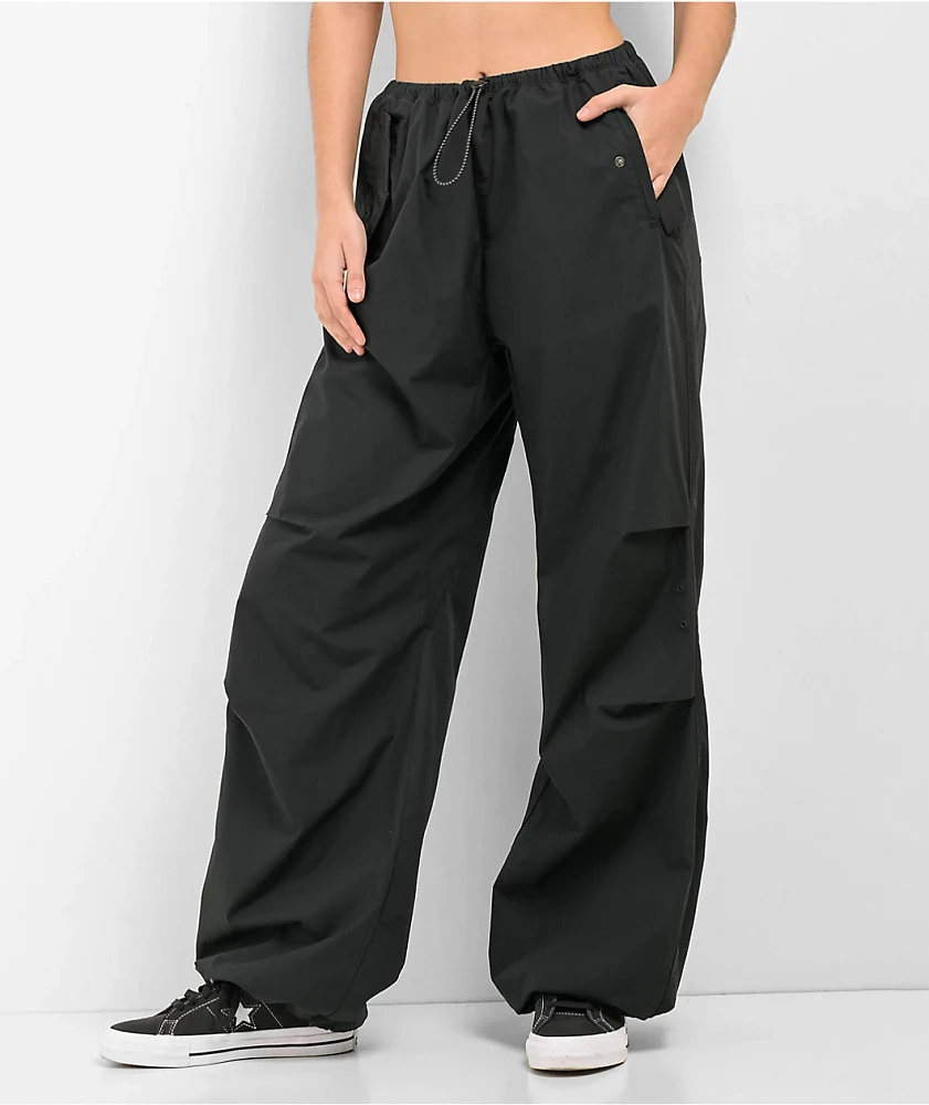 Converse Black Parachute Pants