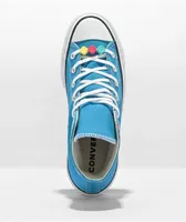 Converse Chuck Taylor All Star Kidult Lift Blue High Top Shoes