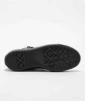 Converse Chuck Taylor All Star Lift Black & Total Eclipse Platform Leather Shoes