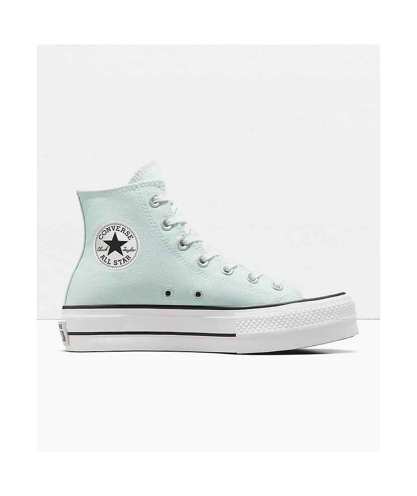 Converse Chuck Taylor All Star Lift Chance Of Rain Blue High Top Shoes