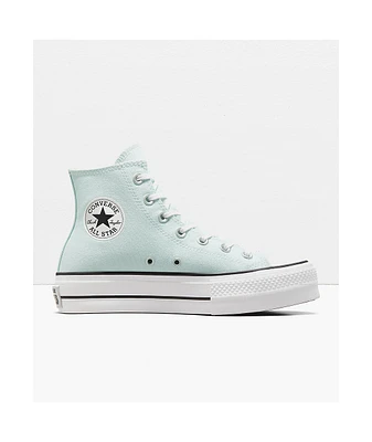 Converse Chuck Taylor All Star Lift Chance Of Rain Blue High Top Shoes
