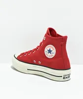 Converse Chuck Taylor All Star Lift Gym Red High Top Platform Shoes