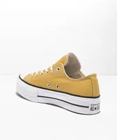 Converse Chuck Taylor All Star Lift Low Thrift Yellow Platform Shoe