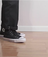 Converse Chuck Taylor All Star Pro Hi Black & White Suede Skate Shoes