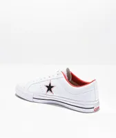 Converse One Star Lips Pro White Skate Shoes