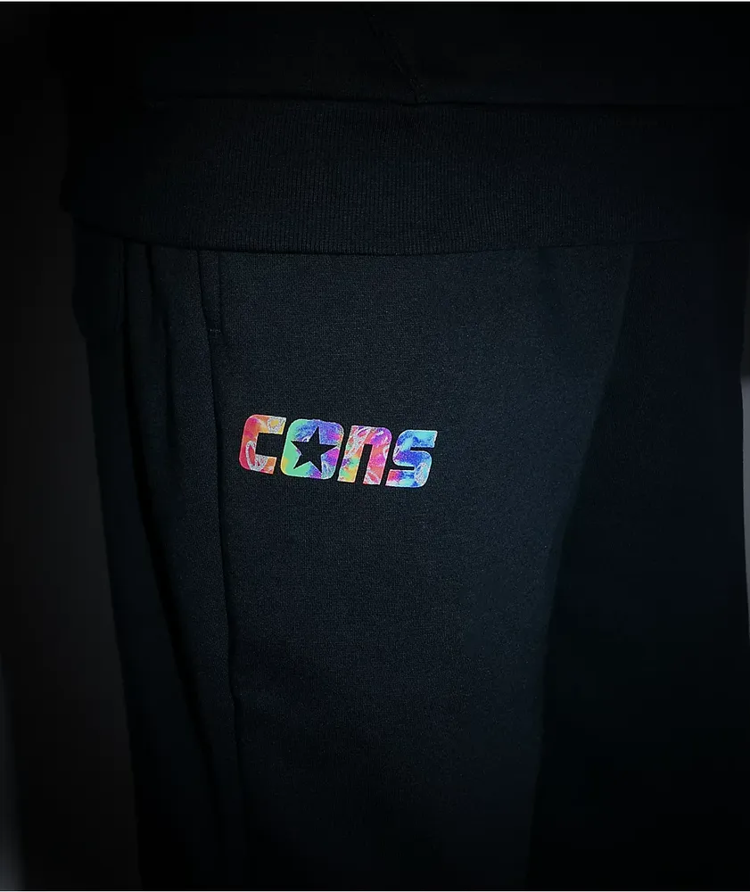 Converse Psychedelic Peace Black Sweatpants