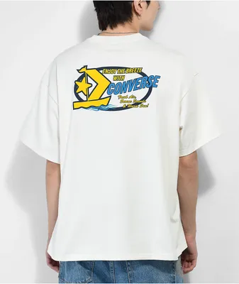 Converse Retro Sailboat White T-Shirt