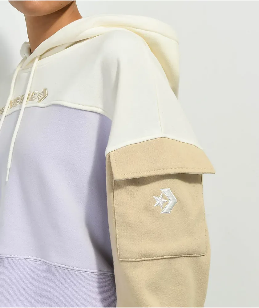 Converse Vapor Violet Crop Hoodie