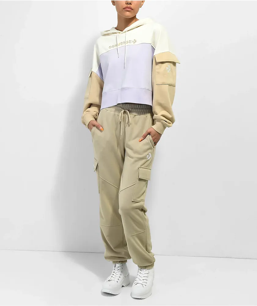 Converse Vapor Violet Crop Hoodie
