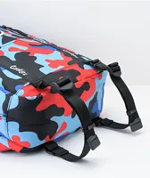 Cookies Charter Smell Proof Blue & Red Camo Backpack