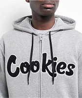 Cookies Chenille Heather Grey Zip Hoodie