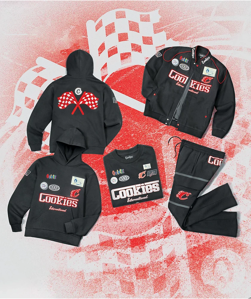 Cookies Enzo Premium Octane Black Racing Sweatpants
