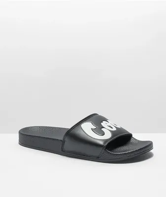 Cookies Original Mint Logo Black Slide Sandals