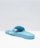 Cookies Original Mint Logo Blue Slide Sandals