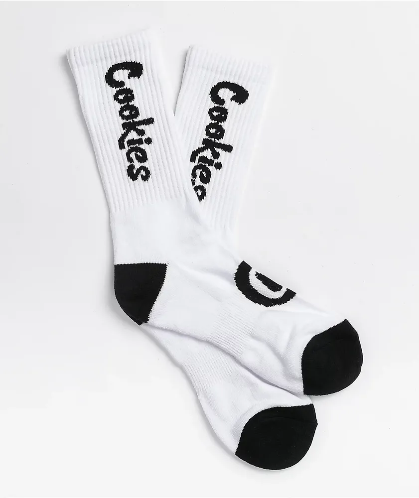 Cookies Original Mint White Crew Socks