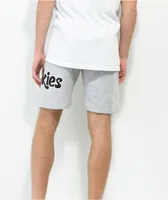 Cookies Oversized Print Grey Sweat Shorts