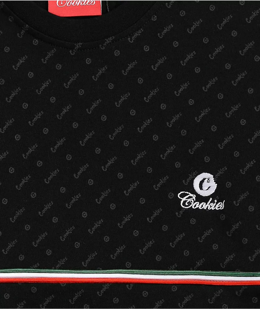 Cookies Presido Black Knit T-Shirt